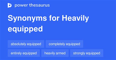 equipped synonyms|25 Words and Phrases for Not Equipped .